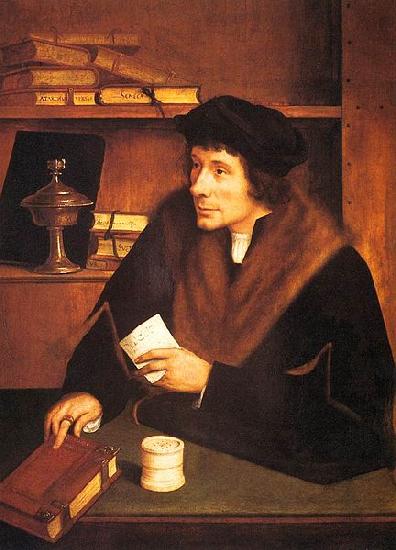 Quentin Matsys Portrait of Pieter Gillis